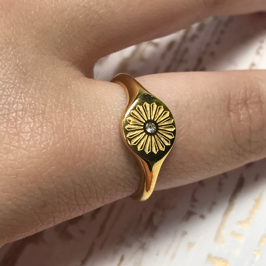 Sun Flower Ring