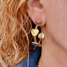 Load image into Gallery viewer, ARCH OF LOVE HOOP EARRINGS