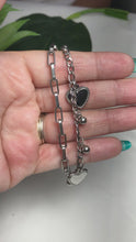Load and play video in Gallery viewer, HEART CHAIN BRACELET
