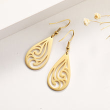 Load image into Gallery viewer, Wave Tribal Drop Earrings