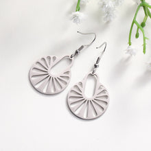 Load image into Gallery viewer, Geometric Round Earrings