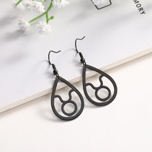 Load image into Gallery viewer, Taurus Zodiac Teardrop Earrings