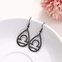 Load image into Gallery viewer, Libra Zodiac Teardrop Earrings