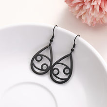 Load image into Gallery viewer, Cancer Zodiac Teardrop Earrings