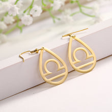 Load image into Gallery viewer, Libra Zodiac Teardrop Earrings