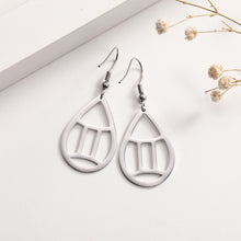 Load image into Gallery viewer, Gemini Zodiac Teardrop Earrings