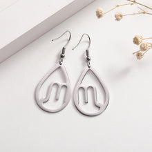 Load image into Gallery viewer, Scorpio Zodiac Teardrop Earrings