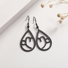 Load image into Gallery viewer, Capricorn Zodiac Teardrop Earrings