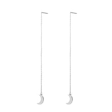 Load image into Gallery viewer, Moon Threader Earrings