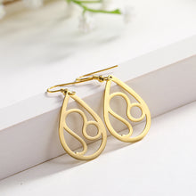 Load image into Gallery viewer, Leo Zodiac Teardrop Earrings