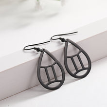 Load image into Gallery viewer, Gemini Zodiac Teardrop Earrings