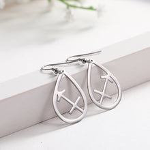 Load image into Gallery viewer, Sagittarius Zodiac Teardrop Earrings