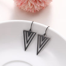Load image into Gallery viewer, Hollow Triangle Earrings