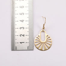 Load image into Gallery viewer, Geometric Round Earrings