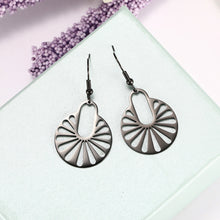 Load image into Gallery viewer, Geometric Round Earrings