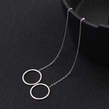 Load image into Gallery viewer, Hollow Circle Threader Earrings