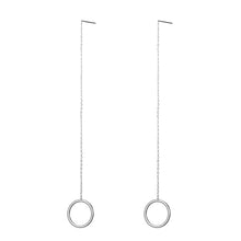 Load image into Gallery viewer, Hollow Circle Threader Earrings