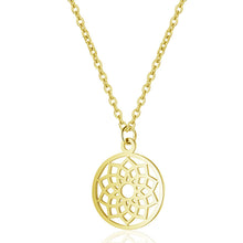 Load image into Gallery viewer, Gold Round Chakra Necklaces
