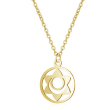 Load image into Gallery viewer, Gold Round Chakra Necklaces