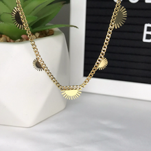 Load image into Gallery viewer, Sun Rays Choker Necklace