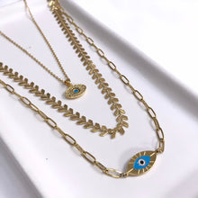 Load image into Gallery viewer, DAINTY EVIL EYE NECKLACE