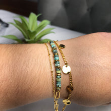 Load image into Gallery viewer, African Turquoise Beaded Bracelet