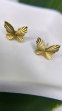 Load image into Gallery viewer, Sunburst Butterfly Mini Earrings