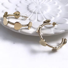 Load image into Gallery viewer, ARCH OF LOVE HOOP EARRINGS