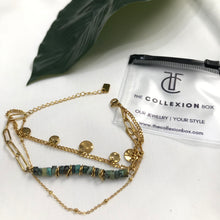 Load image into Gallery viewer, African Turquoise Beaded Bracelet