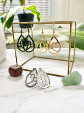 Load image into Gallery viewer, Capricorn Zodiac Teardrop Earrings