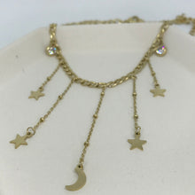 Load image into Gallery viewer, DANGLING STAR CHOKER