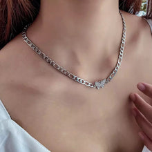 Load image into Gallery viewer, BUTTERFLY FIGARO CHOKER NECKLACE