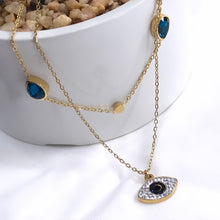 Load image into Gallery viewer, EVIL EYE CHARM NECKLACE