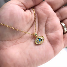 Load image into Gallery viewer, DAINTY EVIL EYE NECKLACE