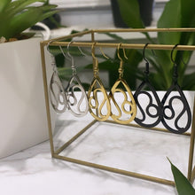 Load image into Gallery viewer, Leo Teardrop Stainless Steel Earrings