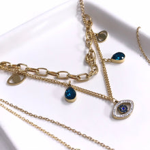 Load image into Gallery viewer, EVIL EYE CHARM BRACELET