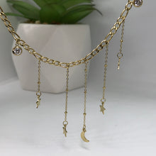 Load image into Gallery viewer, DANGLING STAR CHOKER