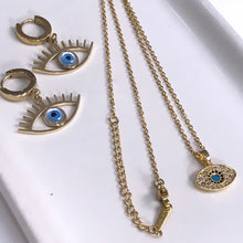 Load image into Gallery viewer, DAINTY EVIL EYE NECKLACE
