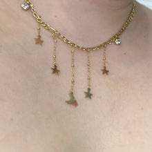 Load image into Gallery viewer, DANGLING STAR CHOKER