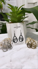 Load image into Gallery viewer, Virgo Zodiac Teardrop Earrings