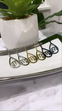 Load image into Gallery viewer, Virgo Zodiac Teardrop Earrings