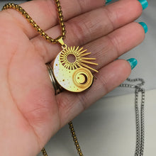 Load image into Gallery viewer, YIN YANG CELESTIAL GOLD NECKLACE
