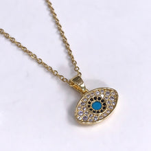 Load image into Gallery viewer, DAINTY EVIL EYE NECKLACE