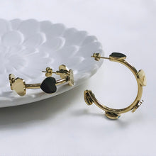 Load image into Gallery viewer, ARCH OF LOVE HOOP EARRINGS