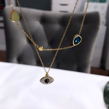 Load image into Gallery viewer, EVIL EYE CHARM NECKLACE