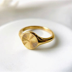 Signet Round Ring