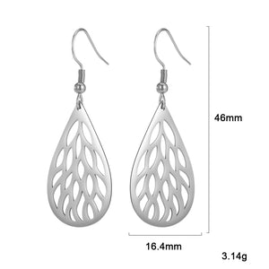 Geometric Design Drop Earrings