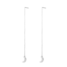 Load image into Gallery viewer, Moon Threader Earrings
