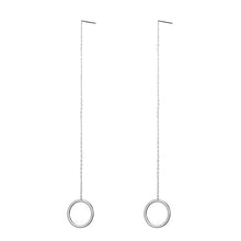 Load image into Gallery viewer, Hollow Circle Threader Earrings
