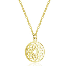 Load image into Gallery viewer, Gold Round Chakra Necklaces
